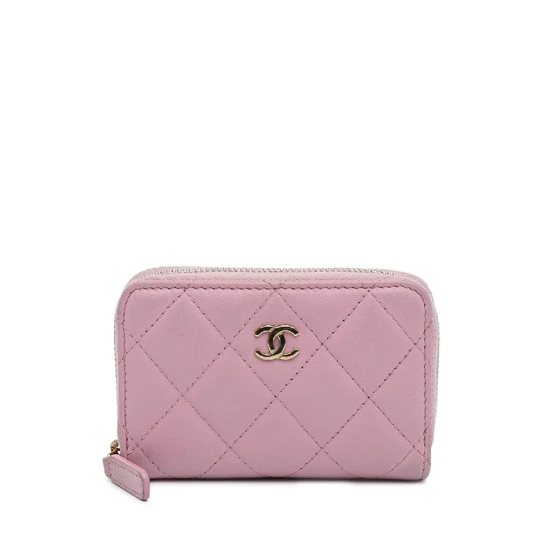 Chanel CC Lambskin Coin Pouch (SHG-Ijd2Rr)