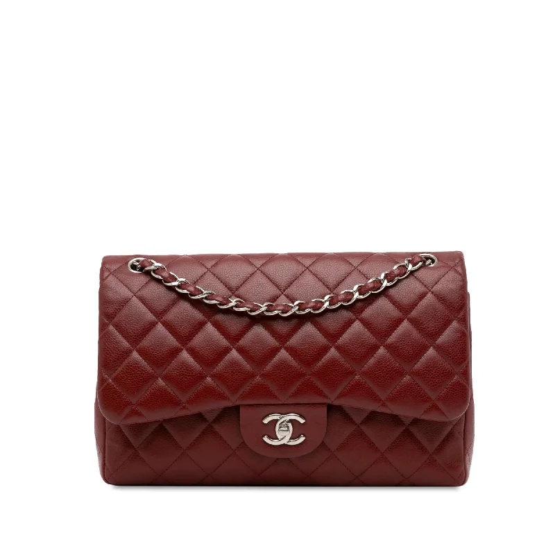 Chanel Jumbo Classic Caviar Double Flap (SHG-Hagc07)