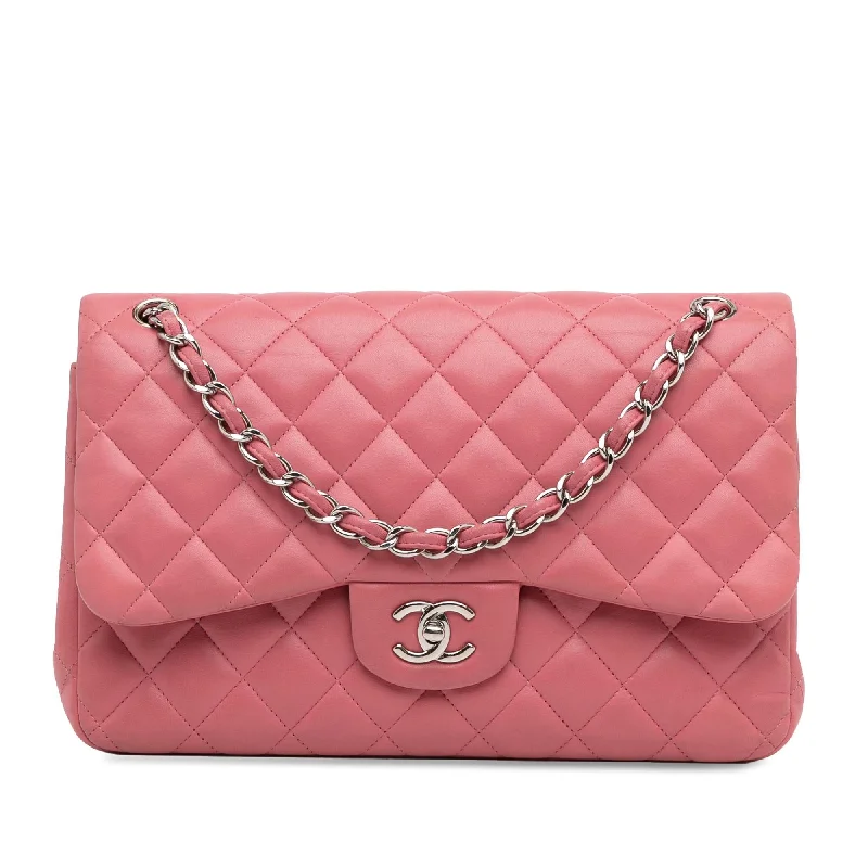 Chanel Jumbo Classic Lambskin Double Flap (SHG-5so0eX)