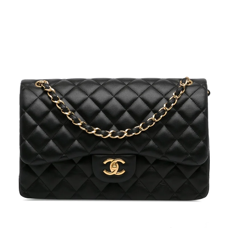 Chanel Jumbo Classic Lambskin Double Flap (SHG-9p8KiG)