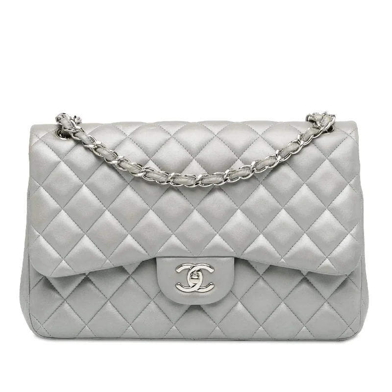 Chanel Jumbo Classic Lambskin Double Flap (SHG-FFE2dS)