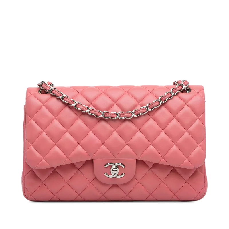 Chanel Jumbo Classic Lambskin Double Flap (SHG-xG6IfV)