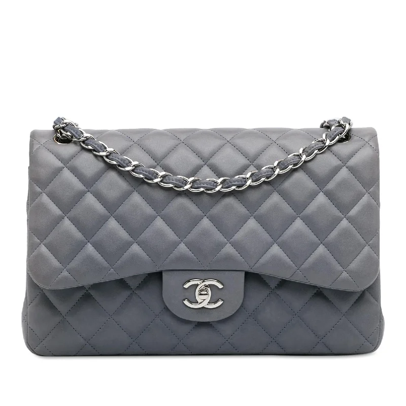 Chanel Jumbo Classic Lambskin Double Flap (SHG-YF7bft)