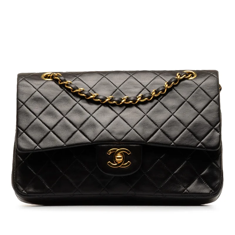 Chanel Medium Classic Lambskin Double Flap (SHG-e2k5Nf)