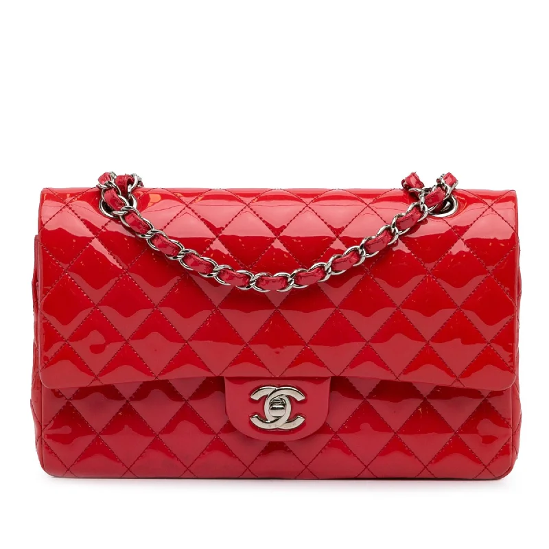 Chanel Medium Classic Patent Double Flap (SHG-VkMy2C)