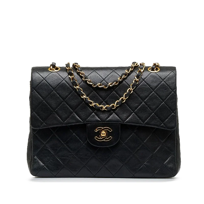 Chanel Medium Tall Classic Lambskin Double Flap (SHG-noIwy5)