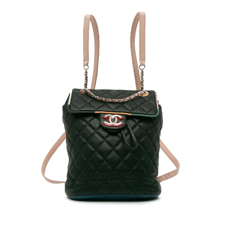 Chanel Small Lambskin Cuba Color Urban Spirit Backpack (SHG-a8CuVs)