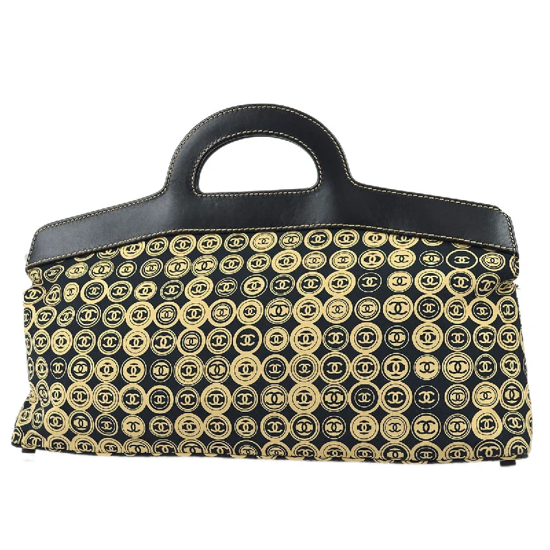 Chanel 2003-2004 Handbag 45 Black Beige