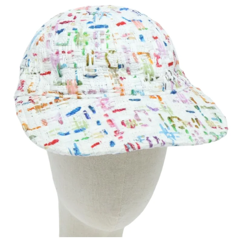 CHANEL Cap Tweed M Multicolor CC  94826A