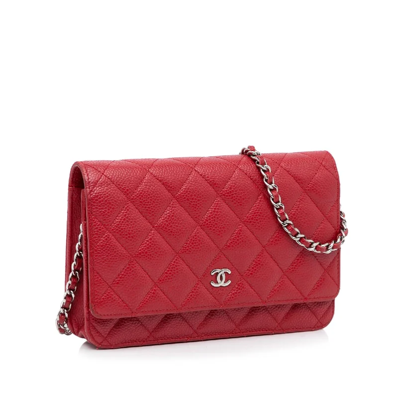 Chanel Caviar Wallet On Chain (yZcDqT)