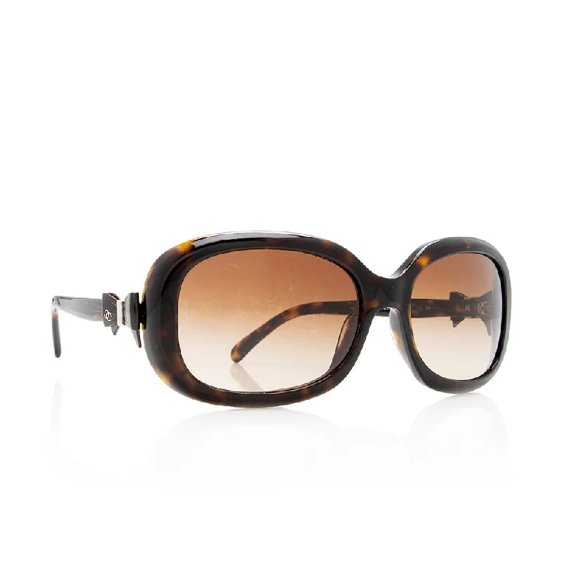 Chanel CC Bow Rectangle Sunglasses (18784)