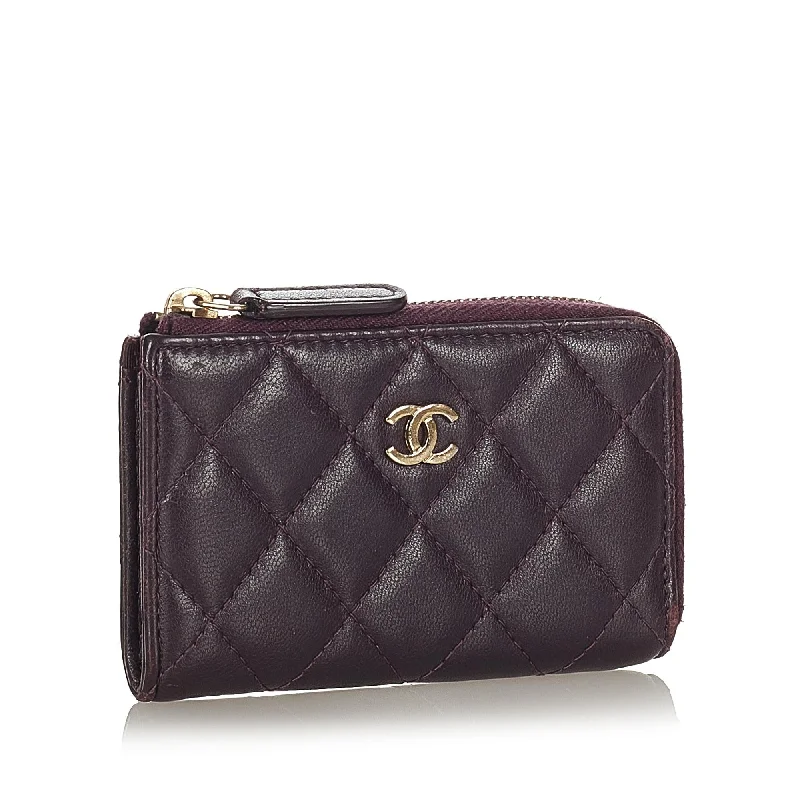 Chanel CC Caviar Leather Coin Pouch (23409)