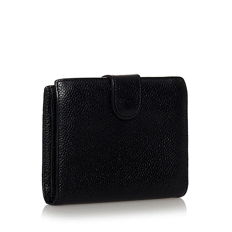 Chanel CC Caviar Leather Wallet (29641)