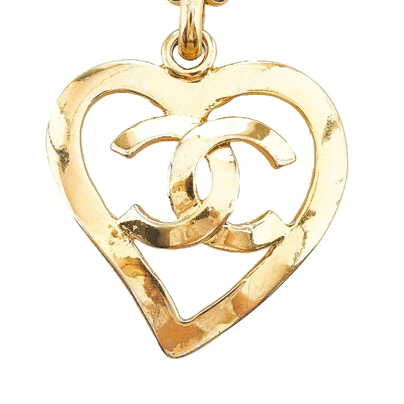 Chanel CC Heart Pendant Necklace (mLjVan)