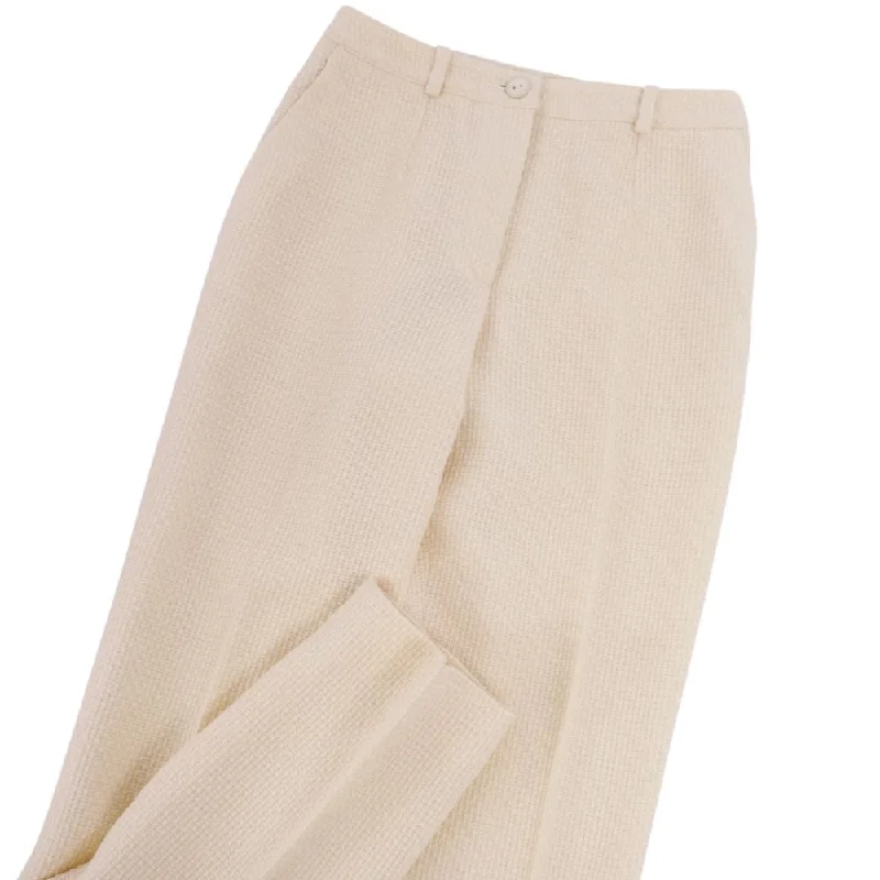 Chanel Chanel Pants 03C Tweed Wool Logo Button Bottoms Made in France 34 (equivalent to S) Beige Equivalent to S BODEST Chanel Chanel Pants 03C Tweed Wool Logo Button Bottoms Made in France 34 (equivalent to S) Beige Equivalent to S BODEST