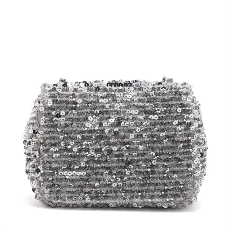 CHANEL COCOMARK SPANCOL X BEAS X LEADER SINGLE FLAP SINGLE CHAIN BAG SILVER SILVER GOLD TOOL AS4269 BIG TOOL SHOP CHANEL COCOMARK SPANCOL X BEAS X LEADER SINGLE FLAP SINGLE CHAIN BAG SILVER SILVER GOLD TOOL AS4269 BIG TOOL SHOP