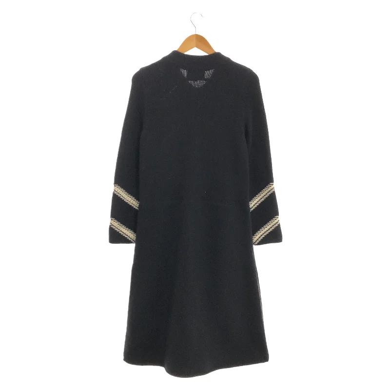 Chanel e Long Coat  Wool  Black P55434K07229