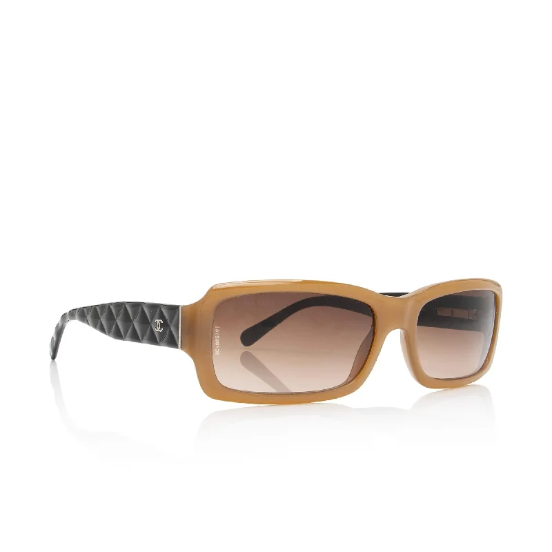 Chanel Quilted CC Rectangular Sunglasses (QIPGoQ)