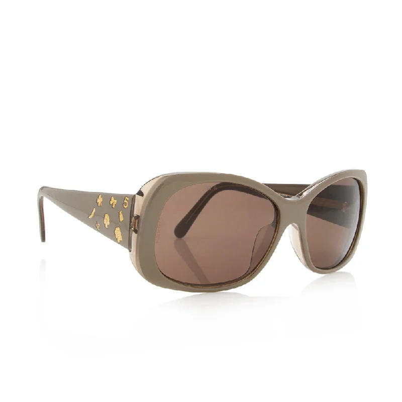 Chanel Rectangular Charm Sunglasses (17737)