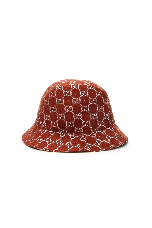 GG Lame Bucket Hat - Size Small