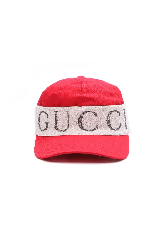 Terry Cloth Logo Baseball Cap - Size S
