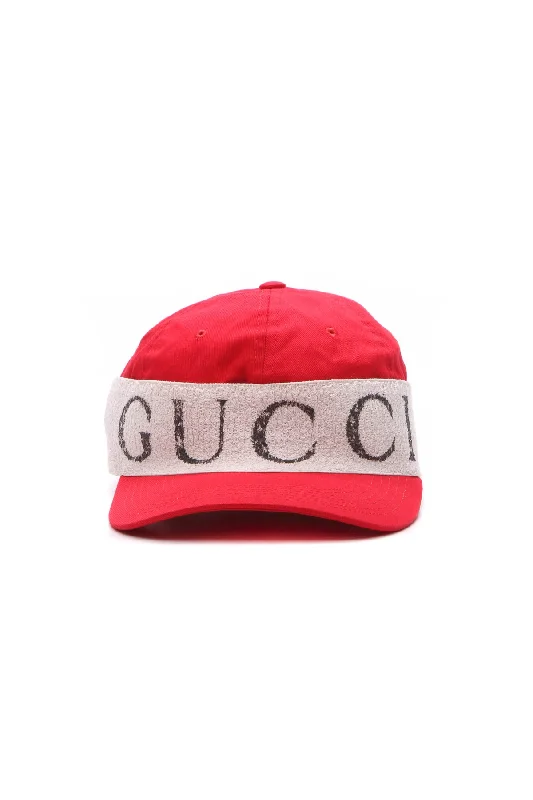 Terry Cloth Logo Baseball Cap - Size S