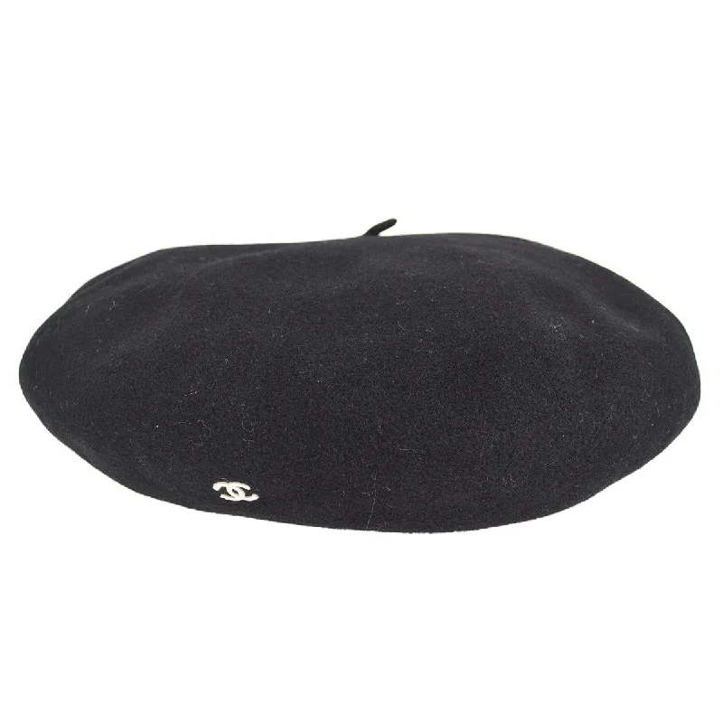 Chanel 1998 spring wool beret hat #57
