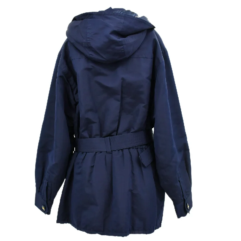 Chanel Hooded Coat Navy #40