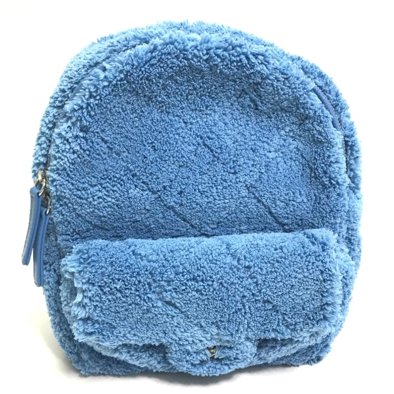 Chanel AS0604 Backpack pile bag mini Backpack blue SilverHardware